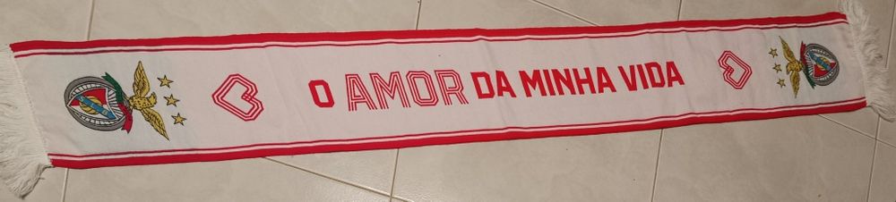 Cachecol amor da minha vida Benfica