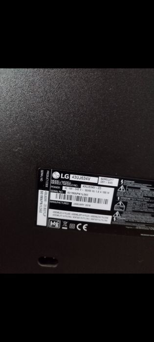 Lg 4eUJ643V płyta głowna+zasilacz