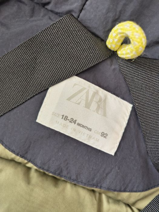 Zara kurtka zimowa puchowa pierze chłopiec 92cm