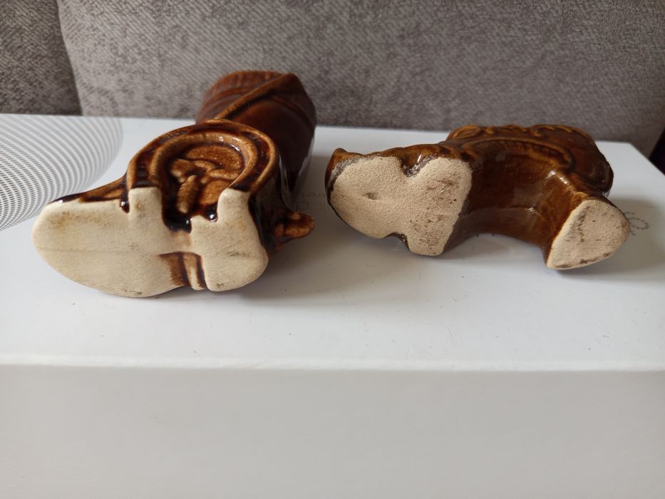Całość 3 ceramiczne buciki PRL