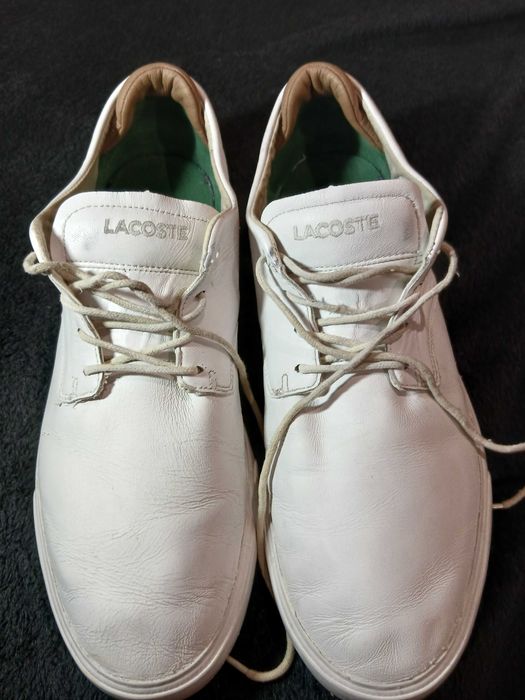 Мужские мокасины из натуральной кожи,Lacoste