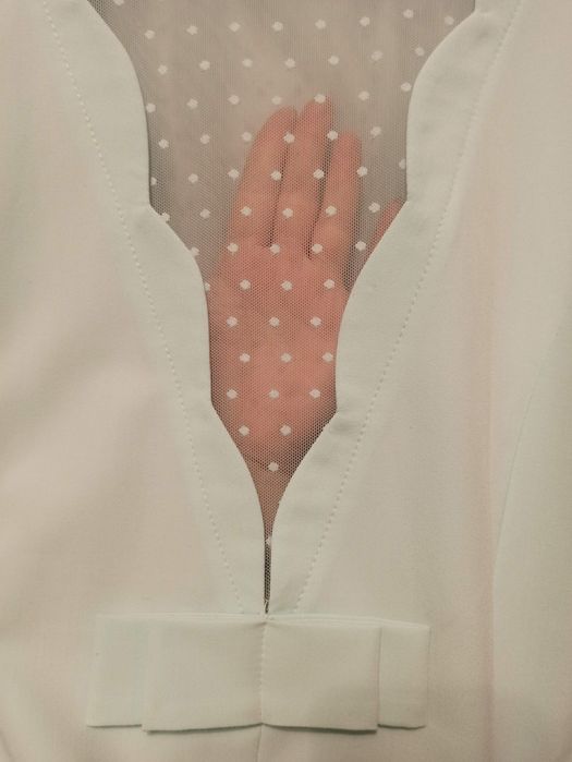 Sukienka seledynowa mini r. 40. Wyprzedaż