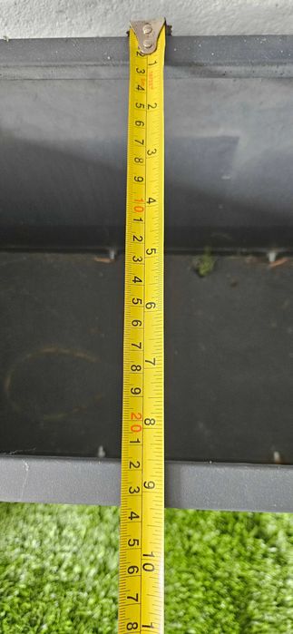 Floreira metal decoração jardim 100x25x30