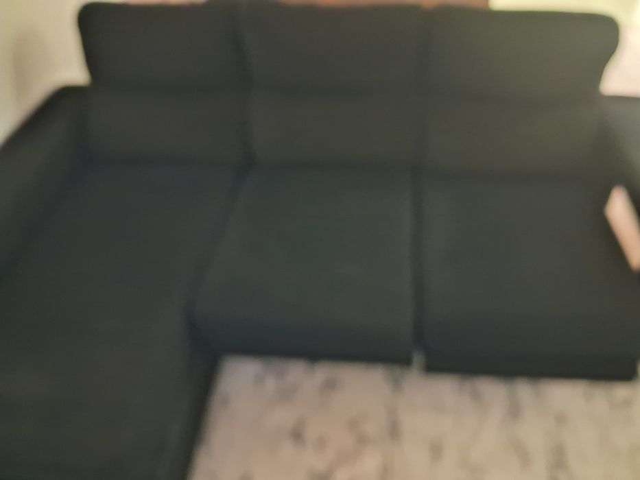 Sofa chaiselong preto