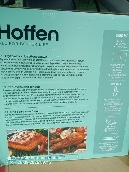 Frytkownica beztłuszczowa Hoffen