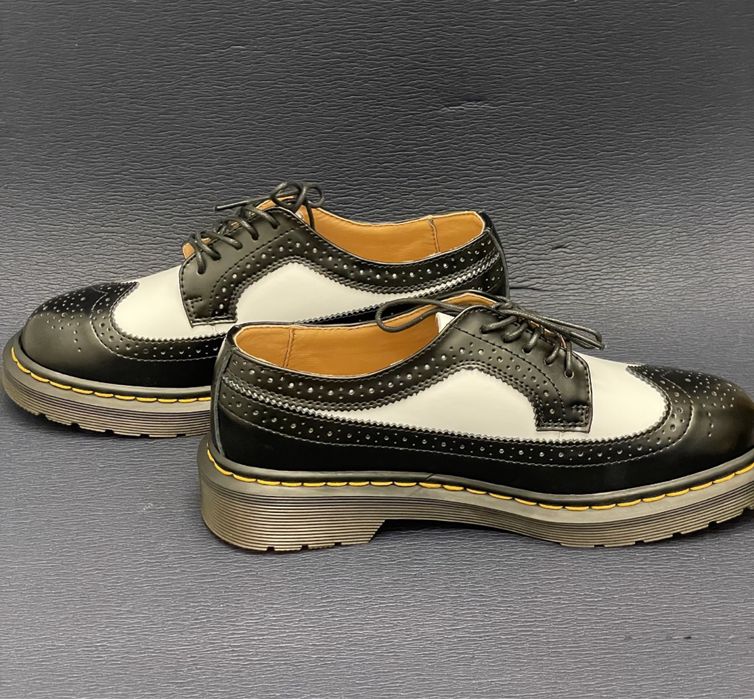 Półbuty skórzane alcaponki derby oxfordy eleganckie martensy lojdy