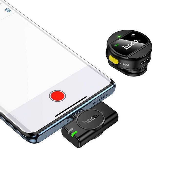 Mikrofon bezpzewodowy USB C Hoco L21 czarny