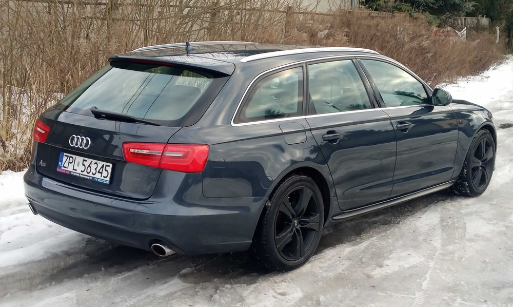 Audi A6 C7 3,0 TDI 2013 quattro 4X4 kombi NAVI skóra Panorama zamiana