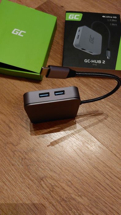 Hub GREENCELL AK61 6w1 USB Typu C, pasywny