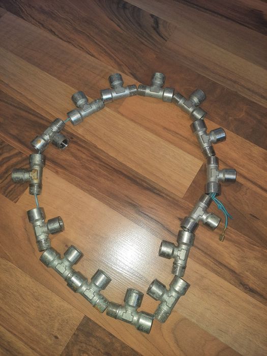 Тройник латунный 3/8в/н  в/н  нар