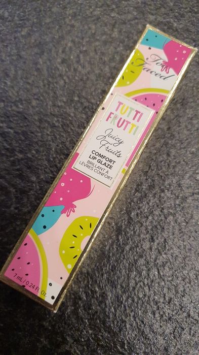 too faced tutti frutti lip glaze dreamsicle nowy błyszczyk na prezent
