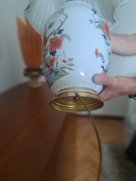 Candeeiro porcelana