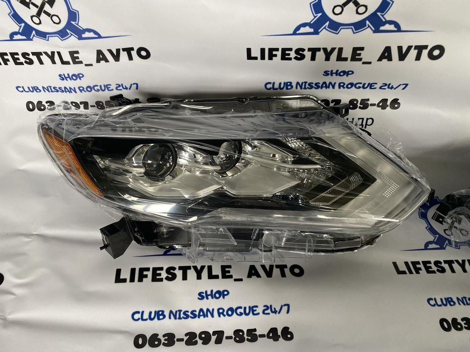 Фара Nissan rogue Full Led Нисан рог фары рестайл фары дорестайнилг