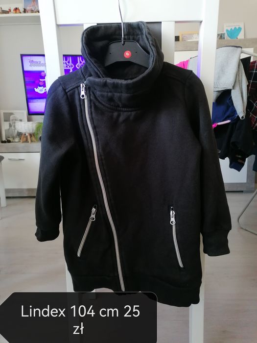 Czarna bluza Lindex 104 cm