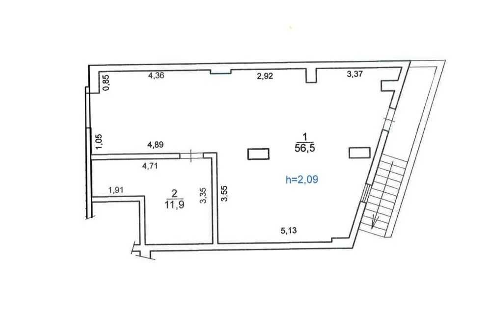 Комерційне приміщення 69м2 в ЖК на Перфецького\В.Великого БЕЗ КОМІСІЇ