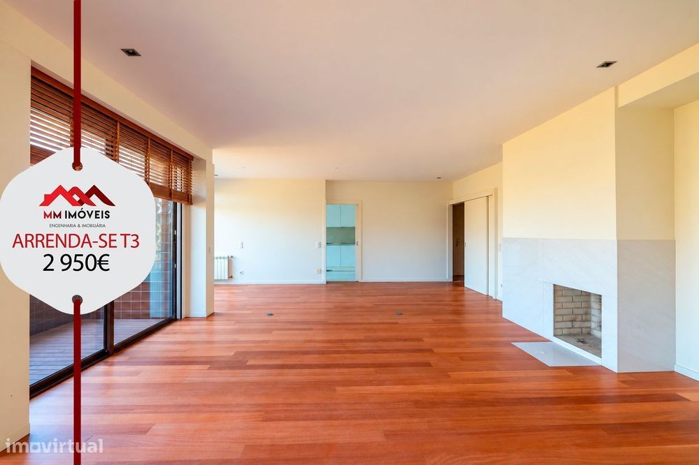 Apartamento T3 | Arrendamento | Parque da Cidade | Varanda | Garagem