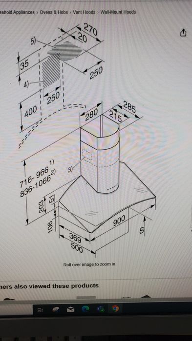 Exaustor MIELE 90cm