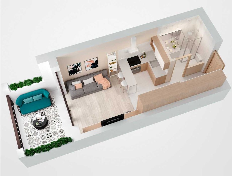 Горящая Студия в жк Смарт Сити. Сдан и заселен!