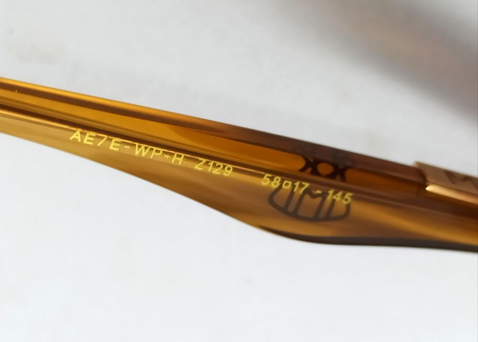 Maybach брендовые очки унисекс коричневый градиент в золоте дужки беж