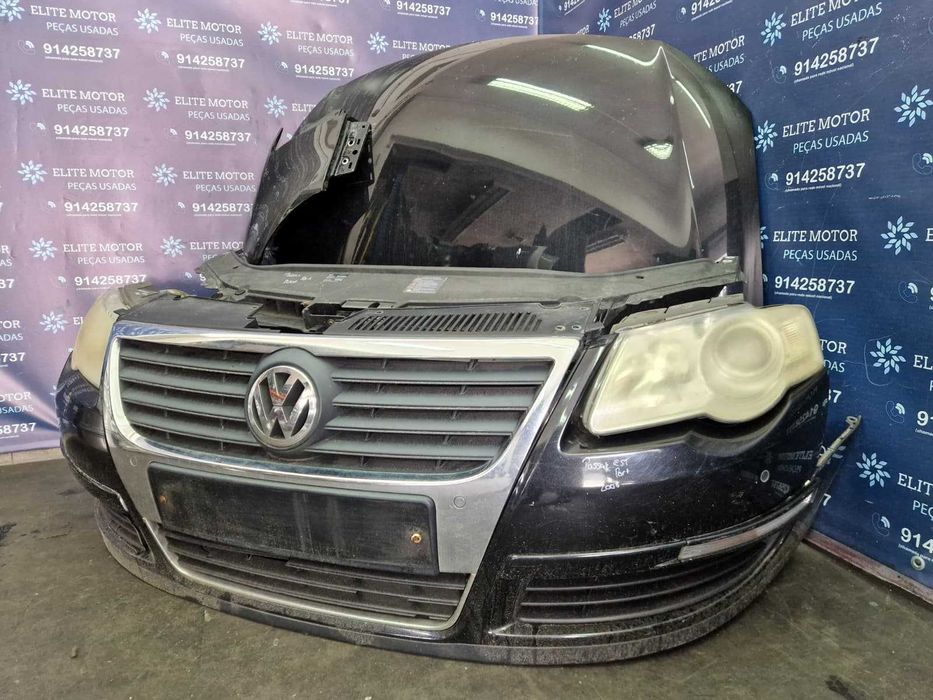 Frente completa usada VW PASSAT B6 2.0 TDI capot parachoques oticas guardalamas reforço