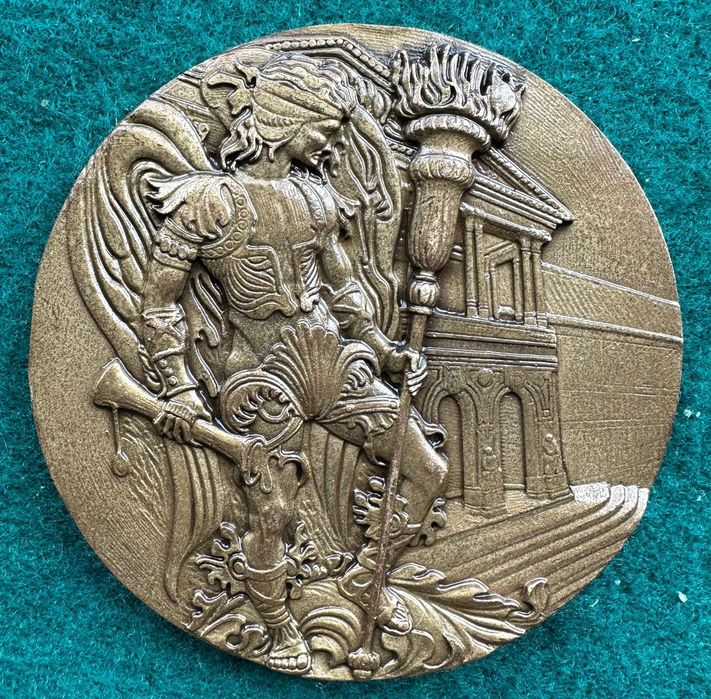 Medalha em bronze por Vasco Berardo