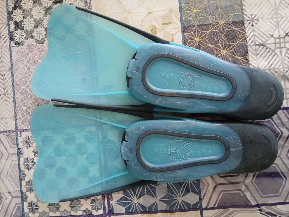 Conjunto de 4 pares de barbatanas