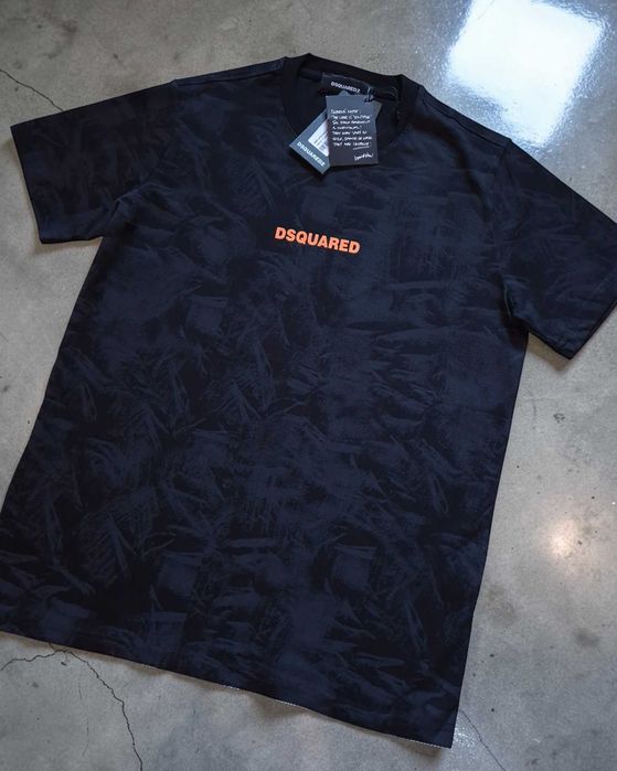 Dsquared2 T-shirt L XL 3XL Czarny Męski