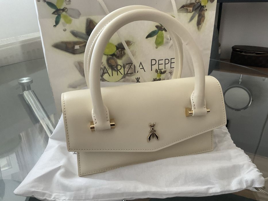 Сумочка Patrizia Pepe Structured Top Handle Bag