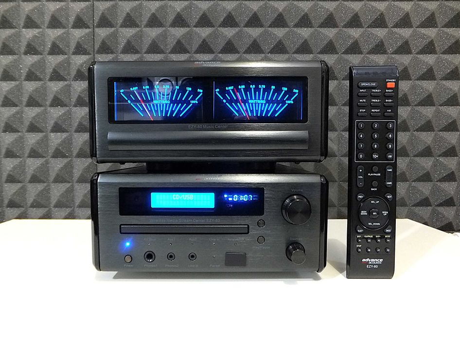 Elegancka mini-wieża stereo ADVANCE ACOUSTICS EZY-80 / all-in one