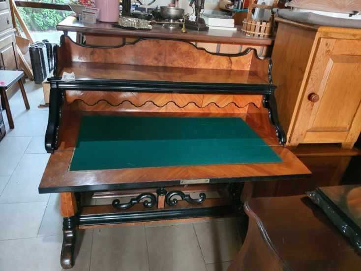 Sekretarzyk biurko fornirowany orzech Ludwik Filip stylowy FV DOWÓZ