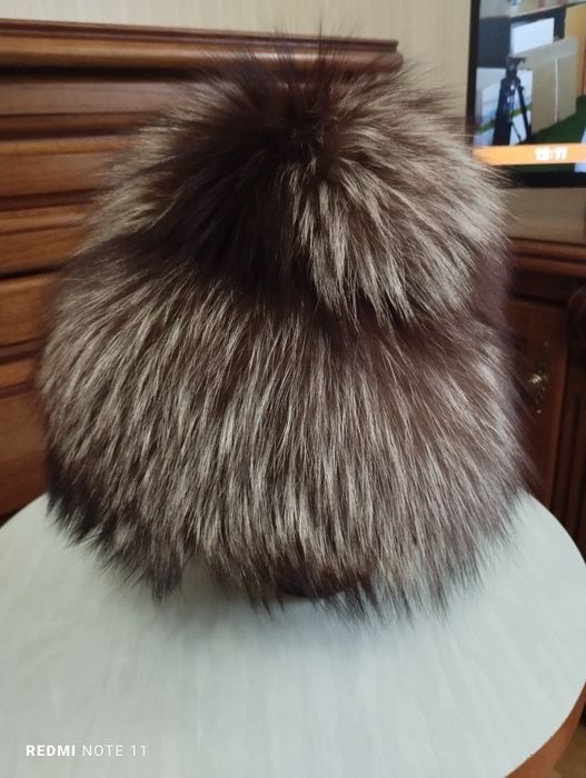 Шапка з чорнобурки (р. 57-58)