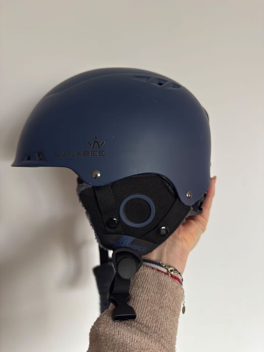 Ocieplany wanabee kask 48-54cm darau abs 200 navy sk-587