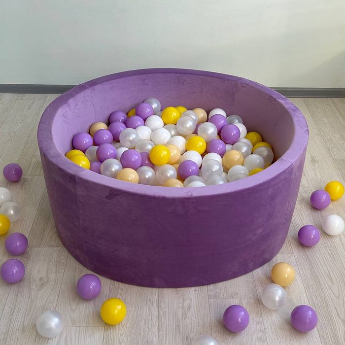 Сухий басейн з кульками та без, діаметр100см, сухой бассейн с шариками