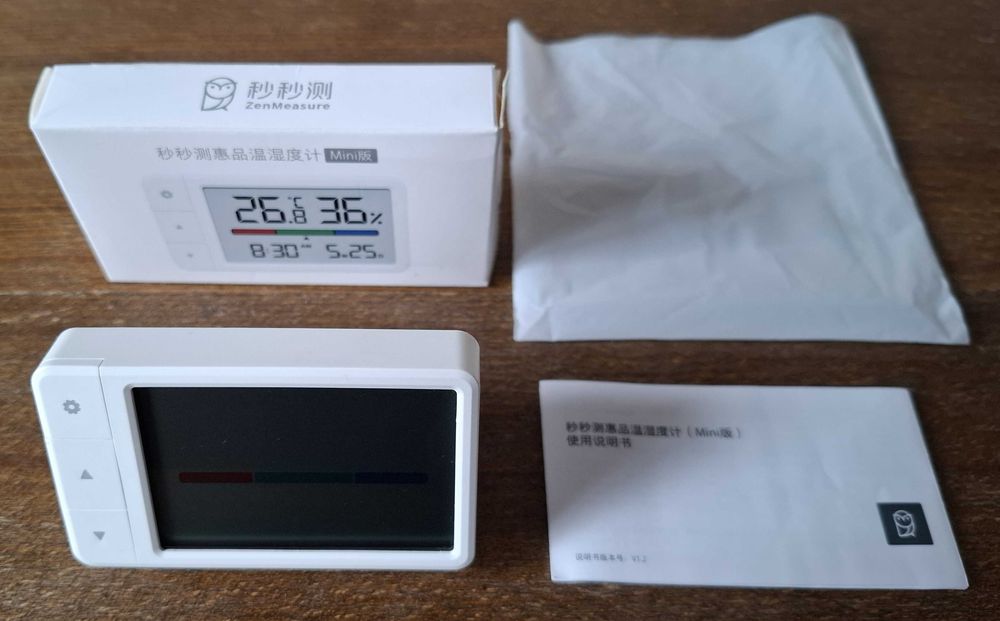 Термогігрометр Xiaomi (цифровий годинник, температура, вологість)