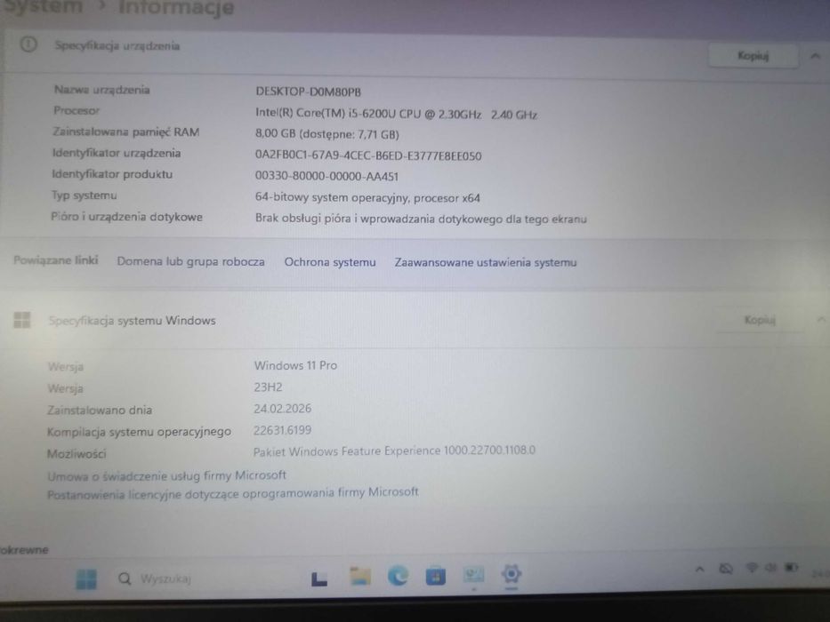 DELL Vostro 3559 15,6 " led P52F