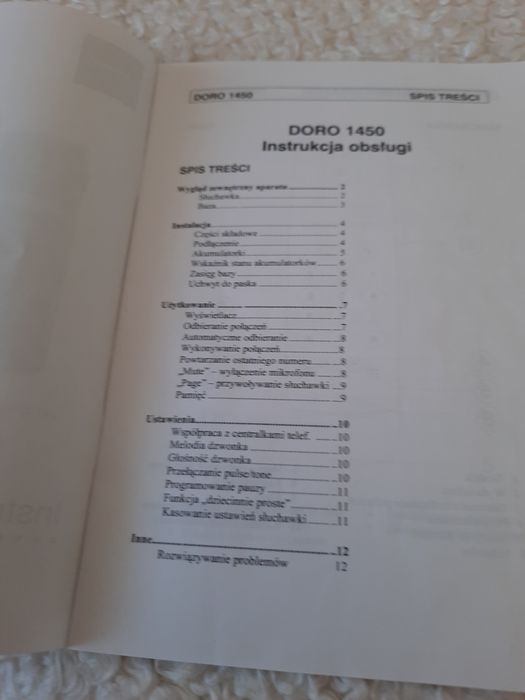 Sprzedam instrukcję obsługi.