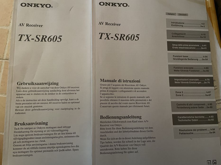 Amplificador ONKYO TX-SR605
