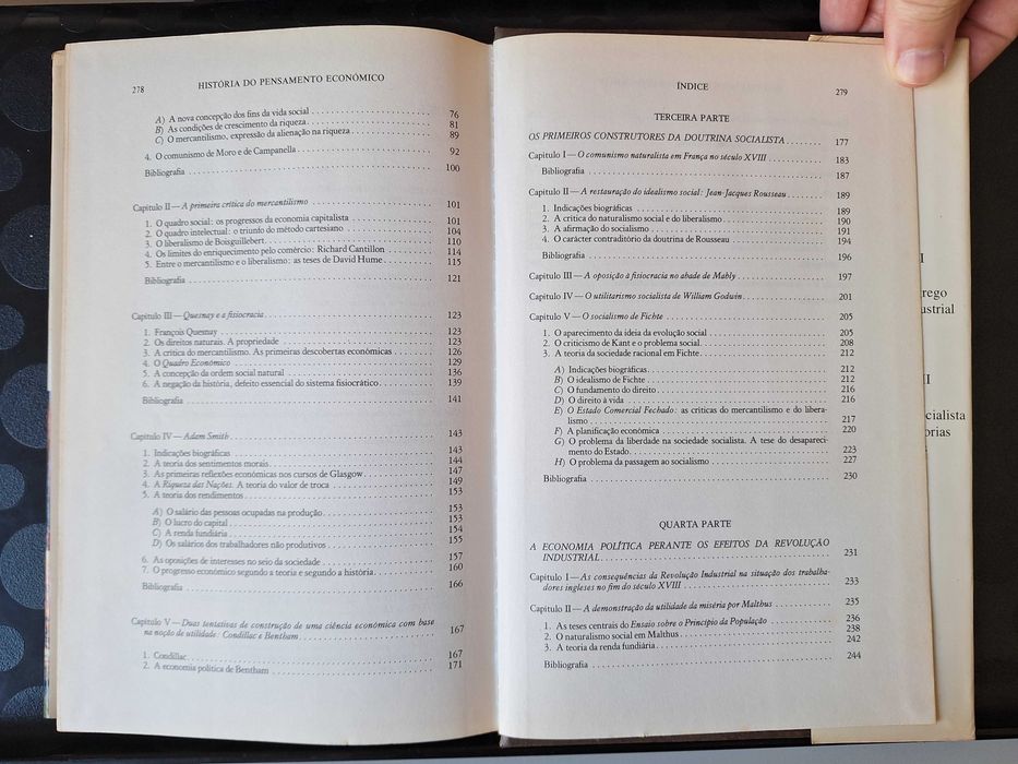 História do Pensamento Económico - Henri Denis, 2 volumes, Círculo de Leitores, 1978