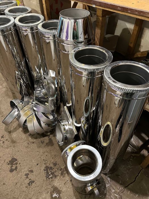 Комин димохідна труба до котла каміну пічки нержавійка