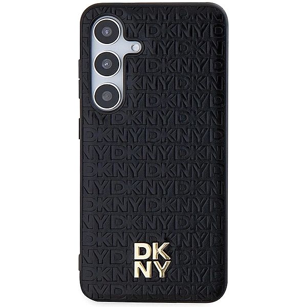 Etui DKNY Leather Pattern Metal Logo MagSafe na Samsung Galaxy S24+ -