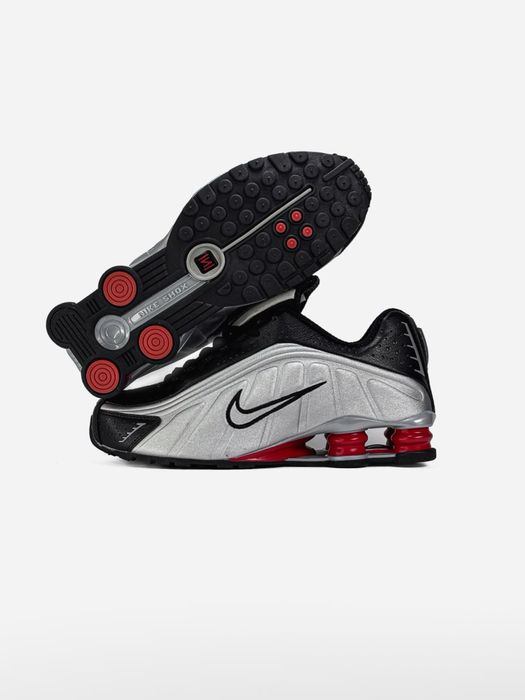ОРИГІНАЛ‼️36-45 Nike Shox R4 Black / Mettalic silver TL v5 air