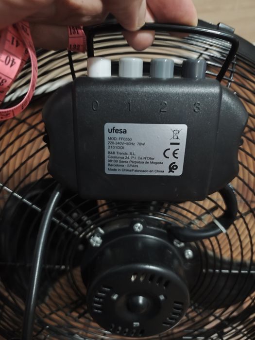 Ventilador / Ventoinha Ufesa FF0350