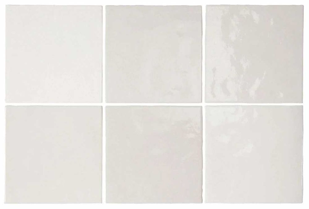 Equipe Artisan White 13,2x13,2 Białe Płytki Ścienne Glazura Połysk