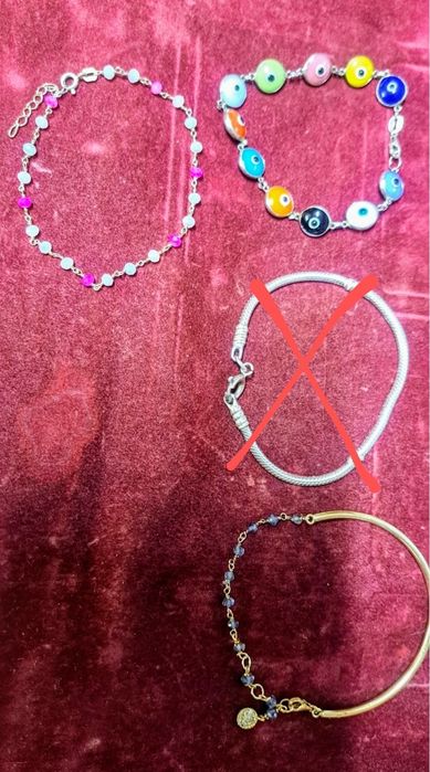 Pulseira escrava maciça em prata contrastada.445038144364236800