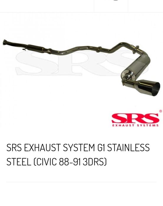 SRS exhaust Honda Civic i-vt (novo).
