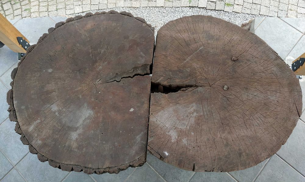 Duży pień na stół duże pnie