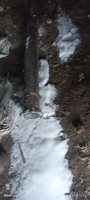 Шланг гофра 125мм 4метри з 2 замки