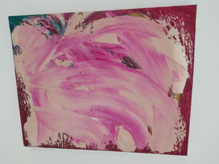 Lote de pinturas originais em tela