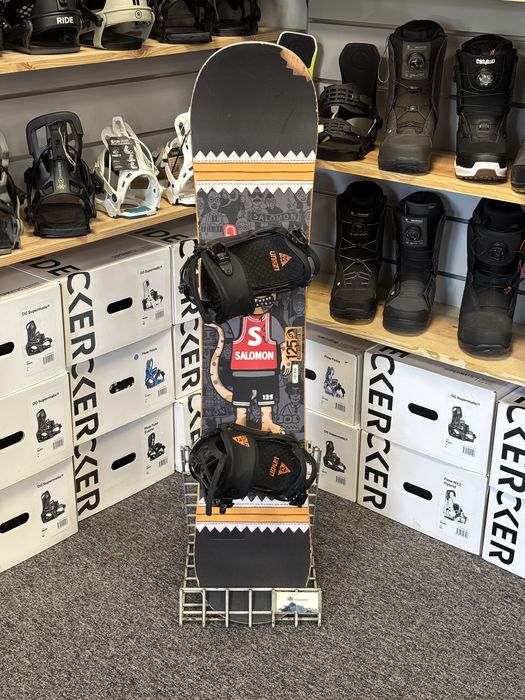 Salomon Junior RTL 125 cm + Union Mini-Contact - zestaw snowboard
