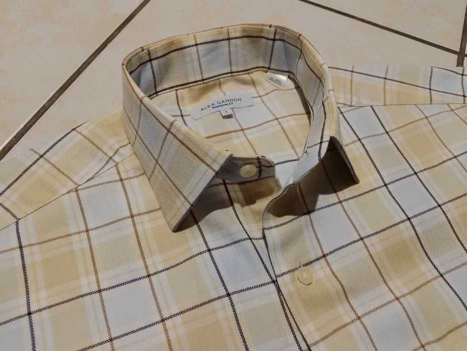 ALEX CANNON USA - NOWA! z LOGO Markowa Koszula Męska rozmiar XL